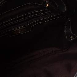 Pre Owned Aigner Brown Monogram Coated Canvas and Leather Hobo