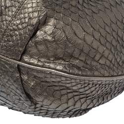 Aigner Metallic Python Hobo