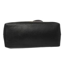 مملوكة مسبقًا حقيبة كتف أيغنر جلد أسود