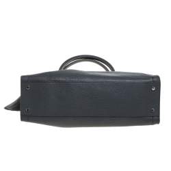 مملوكة مسبقًا حقيبة يد إيغنر كافالينا جلد رمادية