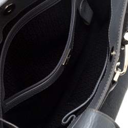 مملوكة مسبقًا حقيبة يد إيغنر كافالينا جلد رمادية