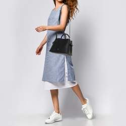 مملوكة مسبقًا حقيبة يد إيغنر جلد سوداء