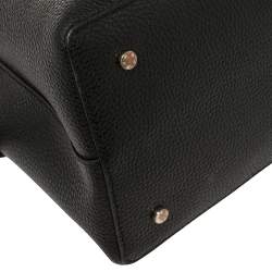 مملوكة مسبقًا حقيبة يد إيغنر جلد سوداء