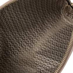 Pre Owned Aigner Blush Pink Leather Wristlet Pouch