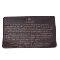 Pre Owned حقيبة أيغنر ايزابيلا يد علوية قلاب جلد رصاصي داكن