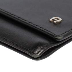 Aigner Black Leather Card Holder