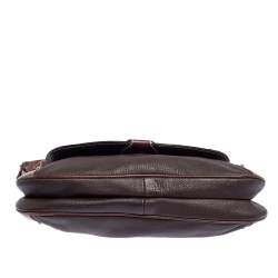 Pre Owned حقيبة هوبو أيغنر جلد بني بقلاب