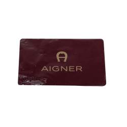 Pre Owned Aigner Brown/Black Signature Coated Canvas and Leather Fiorentina Belt Bag