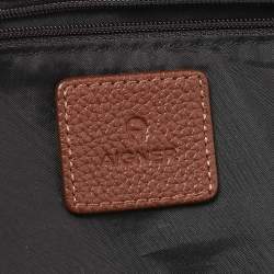 مملوكة مسبقًا Aigner Beige Signature Canvas And Leather Shoulder Bag