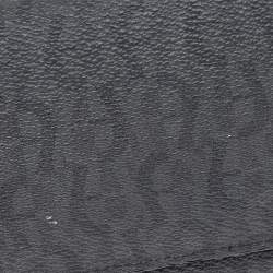 Pre Owned Aigner Grey Monogram Leather Wallet