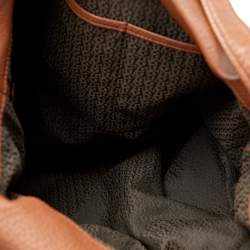 Pre Owned Aigner Brown Leather Large Arya Hobo