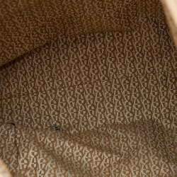 Pre Owned Aigner Beige Leather Hobo