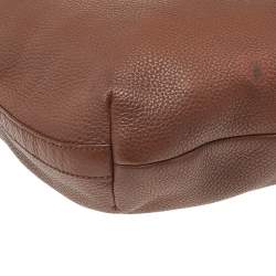 Pre Owned Aigner Brown Leather Hobo