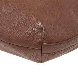 Pre Owned Aigner Brown Leather Hobo