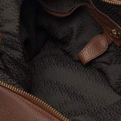 Pre Owned Aigner Brown Leather Hobo