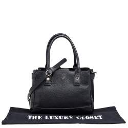 Aigner Black Leather Shoulder Bag