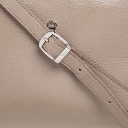 Pre Owned Aigner Grey Leather Mini Cybill Tote