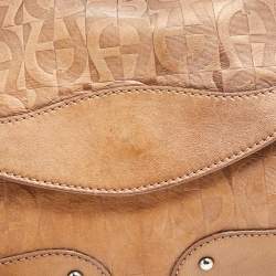 Pre Owned Aigner Bronze Leather Tassel Shoulder Bag