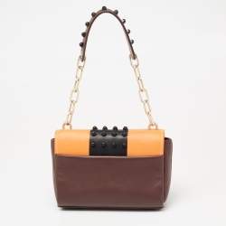 Pre Owned Aigner Multicolour Leather Candice Shoulder Bag