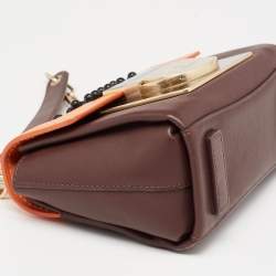 Pre Owned Aigner Multicolour Leather Candice Shoulder Bag