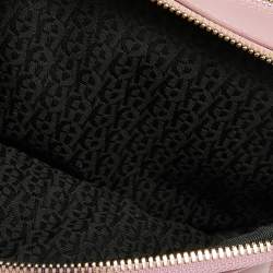 Pre Owned Aigner Old Rose Leather Diadora Belt Bag