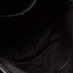 Aigner Black Signature Coated Canvas And Leather Tote