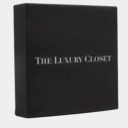 Pre Owned Aigner Red Leather Zip Around Wallet