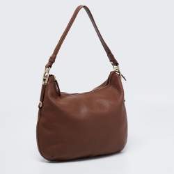 Pre Owned Aigner Brown Leather Hobo