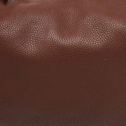 Pre Owned Aigner Brown Leather Hobo