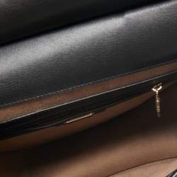 Pre Owned Aigner Black Leather Diane Shoulder Bag