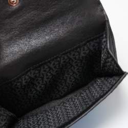 Aigner Blue Python Embossed Leather Compact Wallet