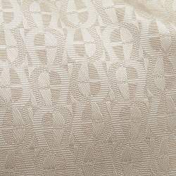 Pre Owned Aigner Metallic Beige Canvas and Leather Shoulder Bag