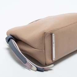 Pre Owned Aigner Beige Leather Tote