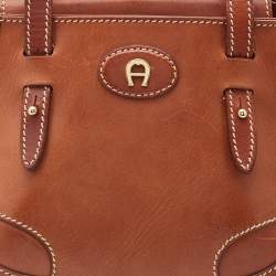 Aigner Tan Leather Hobo