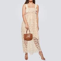 Aigner Tan Leather Hobo