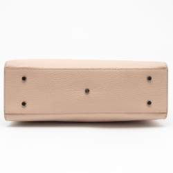 Pre Owned Aigner Pink Grained Leather Cybill Tote