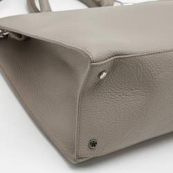 Pre Owned Aigner Beige Leather Large Cybill Tote