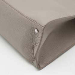 Pre Owned Aigner Beige Leather Large Cybill Tote