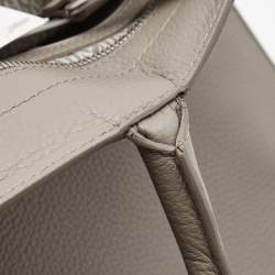 Pre Owned Aigner Beige Leather Large Cybill Tote