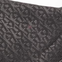 Pre Owned Aigner Black Leather Cavallina Hobo