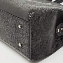 Pre Owned Aigner Black Leather Cybill Tote