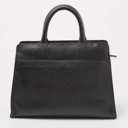 Pre Owned Aigner Black Leather Cybill Tote