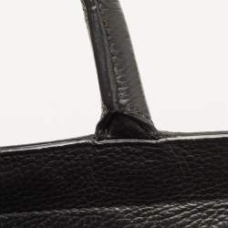 Pre Owned Aigner Black Leather Cybill Tote