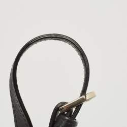 Pre Owned Aigner Black Quilted Leather Diadora Shoulder Bag