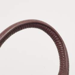 Pre Owned Aigner Burgundy Leather  Cavallina Tote