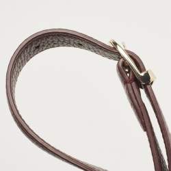 Pre Owned Aigner Burgundy Leather  Cavallina Tote