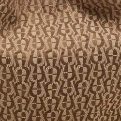 Aigner Beige/Brown Signature Canvas and Leather Hobo