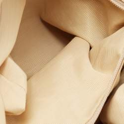 Aigner Beige/Brown Signature Canvas and Leather Hobo