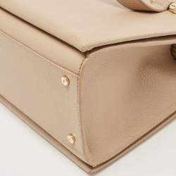 Pre Owned Aigner Beige Leather Lana City Tote 