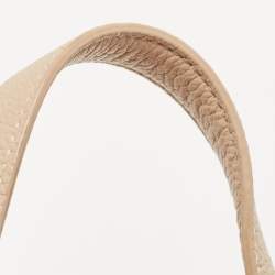 Pre Owned Aigner Beige Leather Lana City Tote 